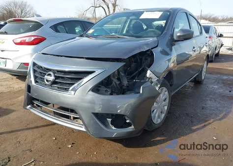 2018 Nissan Versa 1.6 Sv из США, поврежденный, VIN 3N1CN7AP9JL815842